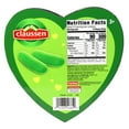 thumbnail image 2 of Frankford Claussen Fruit Flavor Gummy Candy Pickle Valentine's Heart Box with Plush Toy 3.17oz, 2 of 5