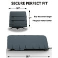 thumbnail image 3 of Heavy-Duty Travel Trailer RV Cover, Extra-Thick Waterproof & Anti-UV 6 Layers Top Panel, Reinforced Windproof Camper Cover, Fits Motorhome, Breathable with 2 Straps & 4 Tire Covers, 3 of 9
