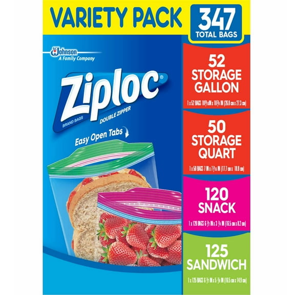 Storage Bag Variety Pack, 347 pk.