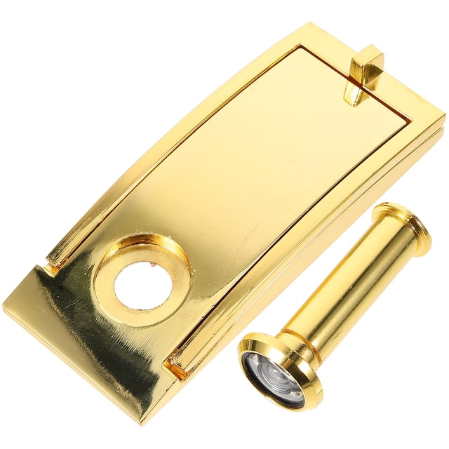 SHISUYAN Door Knocker Zinc Alloy Security Door Knocker Front Door Knocker With Peephole