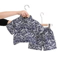 thumbnail image 3 of Taybagh Newborn Boy Outfits Floral Baby Shorts Outfits Fashion 12 Month Button Shirt Shorts Sets Boy Clothes Durable, 3 of 5