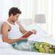 thumbnail image 5 of Balery Countryside Farm Cow Pantalones de pijama para hombre, pijama ultraligero, pantalón de descanso-Medium, 5 of 6
