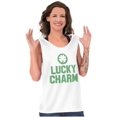 thumbnail image 3 of Saint Patricks Lucky Charm Shamrock Plus Size Graphic Tank Top Brisco Brands 3X, 3 of 5