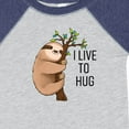 thumbnail image 4 of Inktastic I Live to Hug Cute Sloth on a Branch Boys or Girls Baby Bodysuit, 4 of 5