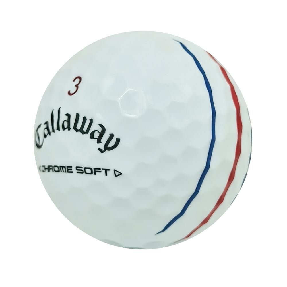 Mulligan - 36 Callaway Chrome Soft 2024 Triple Track 5A Mint Recycled Used Golf Balls