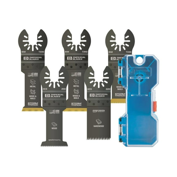 Imperial Blades One Fit Storm Titanium Variety Pack 3Pc   Free Iboa200 Iboa220 And Case