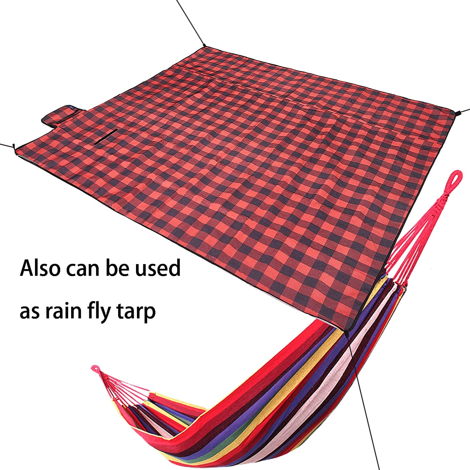 Red and black picnic blanket sale
