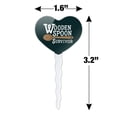 thumbnail image 6 of Wooden Spoon Survivor Funny Heart Love Cupcake Picks Toppers Decoration Set of 6, 6 of 6