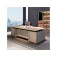 thumbnail image 3 of Boss Desk Office Desk Simple Modern Manager President Office Desk and Chair Combination Executive Desk High-End Office Furniture My Lux Decor Round, 3 of 7