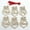 multicolour, variant on XGFHYJEH Christmas Ornaments for Tree, Christmas Tree Ornaments Decorations, 6Pcs Christmas Decorations Wooden Ornament Tree Hanging Tags Pendant Decor