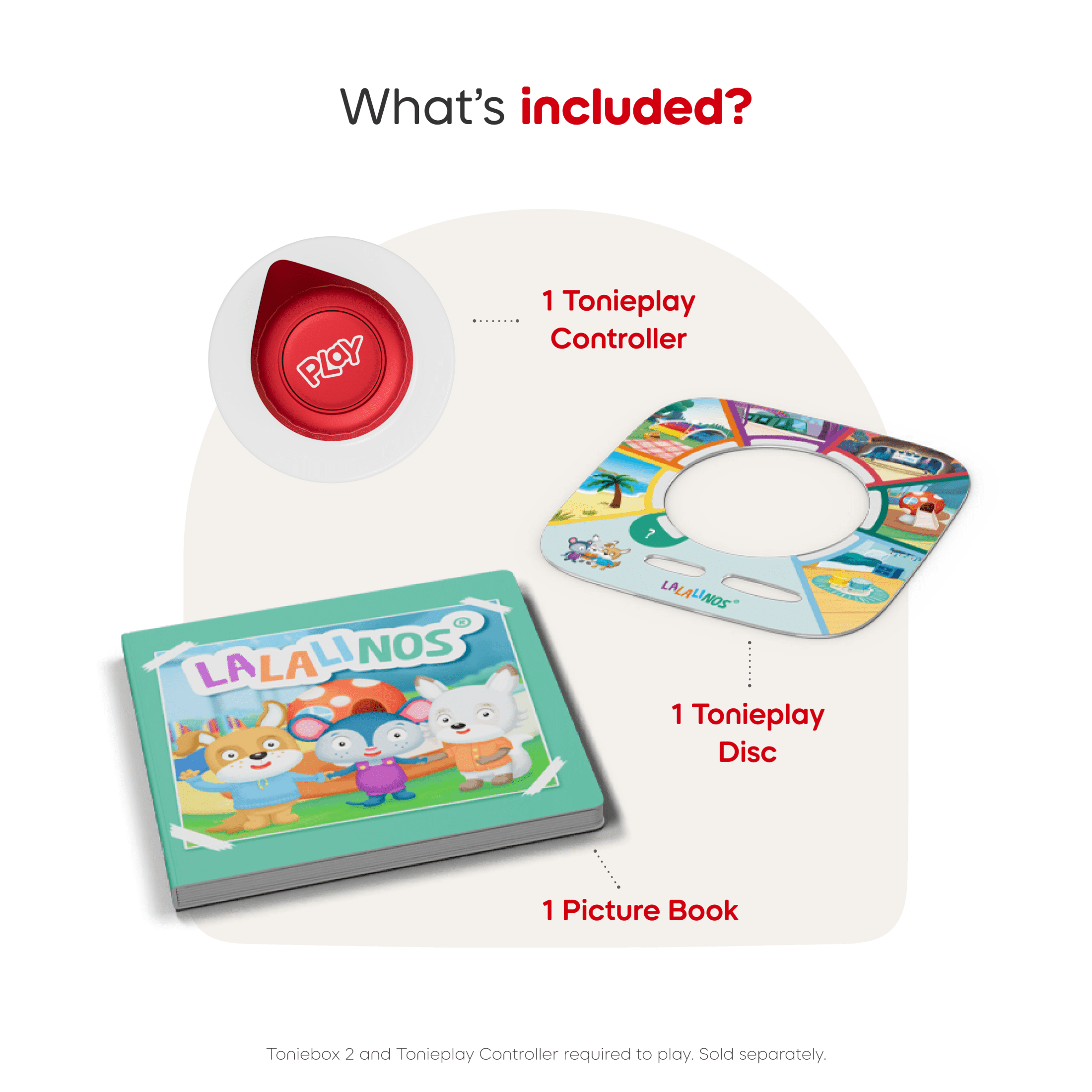 tonies Lalalinos Find the Photo Tonieplay Game Set, Requires Toniebox 2, Age Group 3+