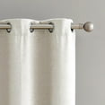 thumbnail image 3 of VCNY Home Annabelle 2-Piece White Solid Grommet Blackout Curtain Panel Set, 38" x 84", 3 of 5