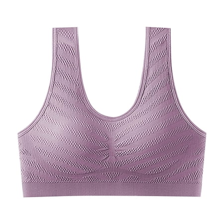 Agkizg Solid Color Wireless Back Beauty Bra Seamless Backless Push Up Bra Soft Stretchy Breathable Comfortable for Casual Everyday Wear (Women s or Women s Plus)