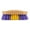 Purple/Yellow/Purple, variant on Decker "Wild Things" Horse Grooming Brushes | Orange/Black/Orange