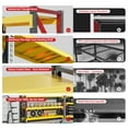 thumbnail image 6 of Welfiya 32"W Garage Shelving,4-Tier Heavy Duty Storage Shelves Unit with Adjustable Metal Shelf for Warehouse,Basement,Workshop,3000LBS,32"W x 20"D x 63"H,Black&Yellow, 6 of 9