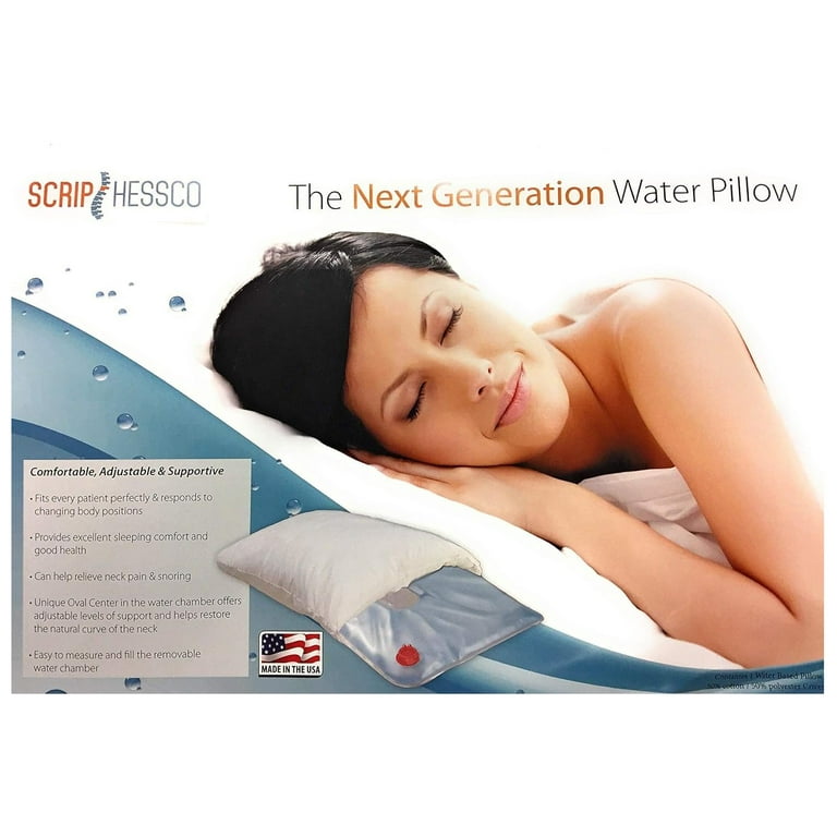 Chiropractic pillow with clearance water