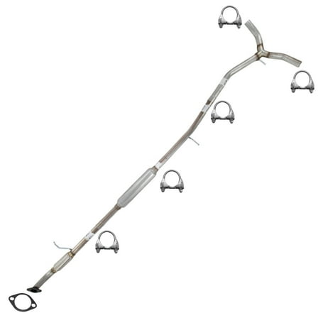 Stainless Steel Front Pipe Resonator & Y Pipe Exhaust System Fits 2012-2015 Explorer 2.0L - Direct Fit