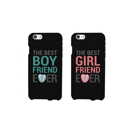 Best Girlfriend and Boyfriend Ever Black Matching Couple Phone (Best Ever Phone In The World)