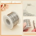 thumbnail image 4 of 1Roll 24 Gauge 524FT 304 Stainless Steel Binding Wire, Bailing Wire Snare Wire for Necklace Bracelet Making and Beading Crafts Project, 4 of 9