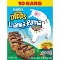 thumbnail image 3 of Quaker Chewy Dipps Llama Rama Granola Bars, 10 Pack, 3 of 9