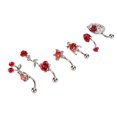 thumbnail image 3 of Navel Belly Rings, Practical Belly Button Rings  For Parties, 3 of 8