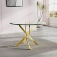 thumbnail image 3 of Heavenly Collection Star Dining Table with Tempered Glass 36", 3 of 6