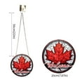 thumbnail image 4 of XWSHYW Adornos Colgantes Colgante de Pared de Cristal con Forma de Hoja de Arce Canadiense de Acrílico Redondo para Decoración Del Hogar, 4 of 6