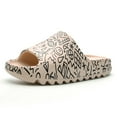 thumbnail image 1 of TENGTA Men's Slides Breathable Cool Beach Sandals Flip Flops Fish Mouth Men Slippers Summer Lightweight Bone Shoes, 1 of 7