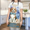 thumbnail image 4 of Beagle Proud Dad Happy Father's Day Apron Beagles Dog Lover Gifts Idea for Cooking Grilling Baking Painting Gardening - 02008, 4 of 5
