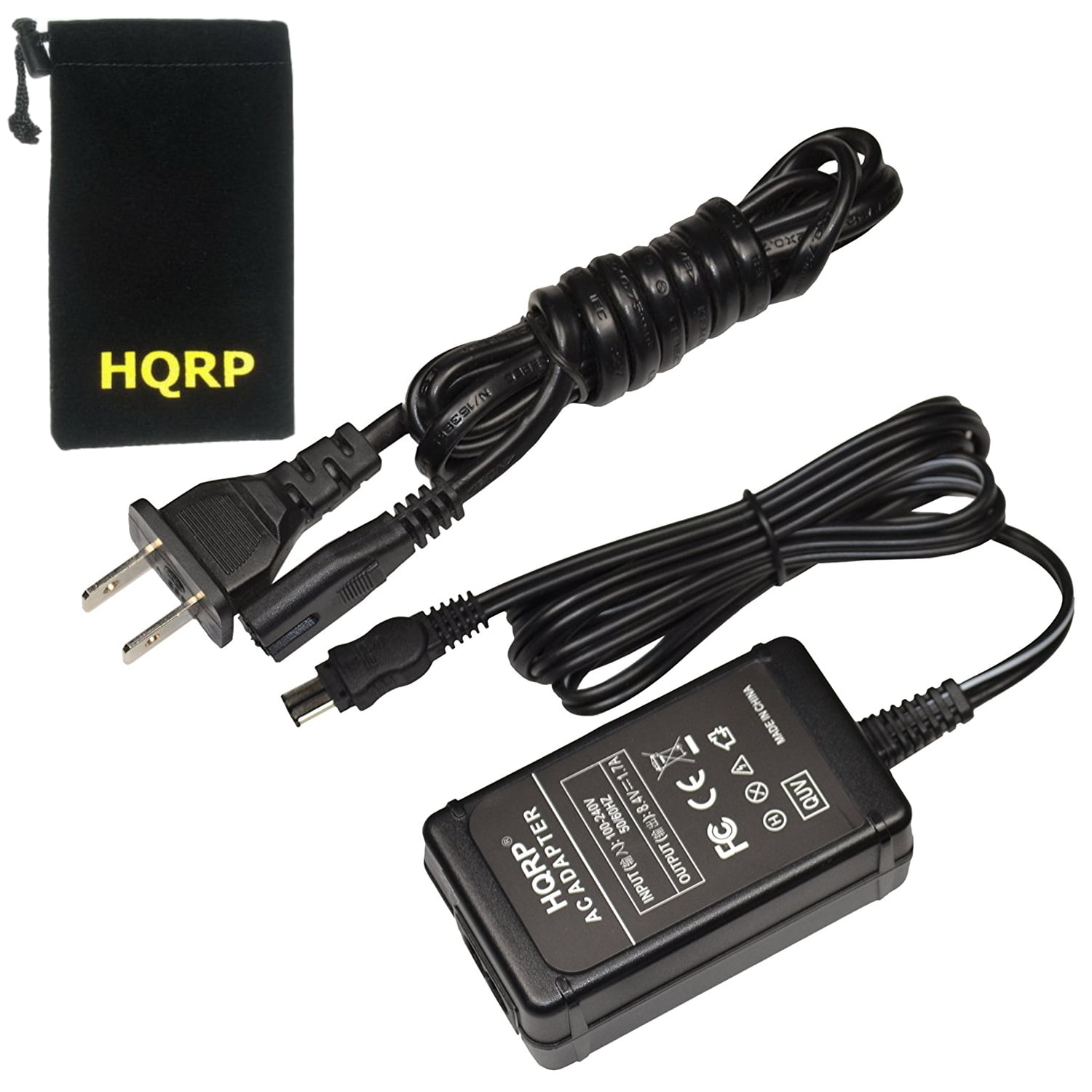 HQRP Replacement AC Power Adapter for AC-L10B / AC-L10A / / AC-L10 Handycam CDD-TR CDD-TRV / DCR-TRV / DCR-DVD Series Camcorders HQRP Carrying Bag - Walmart.com