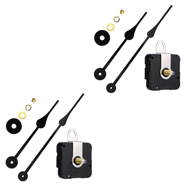 Mecanismo de reloj de pared Yuarrent con Kit de reparación de manecillas de hora y minuto 17mm 2piezas