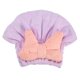 thumbnail image 1 of Gorro seco para toalla de secado de cabello de forro polar coralino para adolescentes, gorro de toalla de secado rápido, liviano para después del baño, secado del cabello, púrpura, 1 of 7