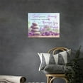 thumbnail image 5 of Serenity Prayer Wall Art Christian Bible Scripture Wall Decor Purple Lavender Zen Stone Meditation Pictures Painting Print Framed Artwork for Bathroom Bedroom Living Room Yoga Room Office 12"x16", 5 of 6