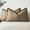 Cocoa Brown, variant on Set of 2 Decorative Linen Fringe Throw Pillow Covers Cozy Boho Farmhouse Cushion Cover with Tassels Soft Accent Pillowcase for Couch Sofa Bed Living Room Home Decor,18×18 Inch,Olive Green