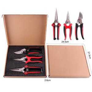Gardening Hand Scissors,3pcs Gardening Pruning Shears Gardening Hand Pruner Pruning Scissors Maximized Efficiency