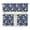 Blue Christmas Snowman, variant on Aplkyhs Blue Snowflake Plaid Tier Home Decor Curtain Valance Christmas Holiday Kitchen Curtain Thermal Insulated Total Room Darkening with Rod Pocket for Living Room Bedroom