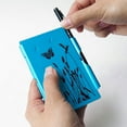 thumbnail image 4 of Metal Flip Note Case With Pen & 3 Pack Refill, Raspberry Hummingbird, 4 of 8