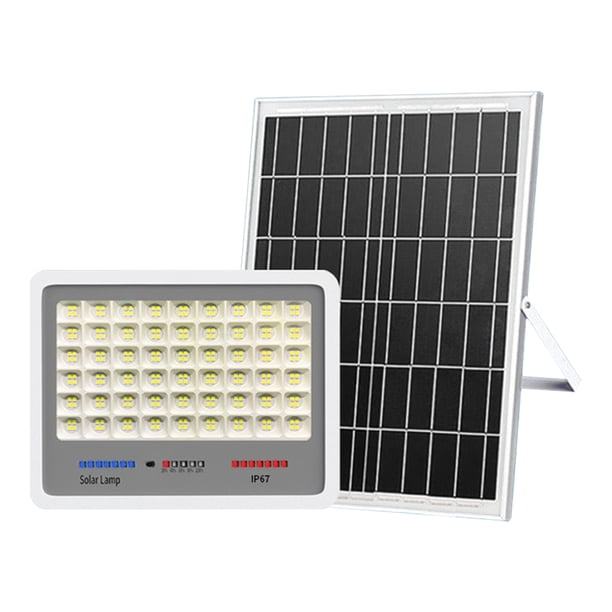Lámpara Solar Luz de inundación LED con energía solar IP67 impermeable temporizador de encendido automático para patio camino patio