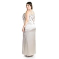 thumbnail image 3 of Vestido de escote drapeado Roman Fashion /Tallas Extras, 2005 (Hueso) beige 42, 3 of 6