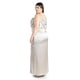 thumbnail image 3 of Vestido de escote drapeado Roman Fashion /Tallas Extras, 2005 (Hueso) beige 38, 3 of 6