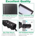 thumbnail image 4 of OSTEK Éclairage de Rue LED Box 300W 42000LM pour Parc de Stationnement IP65 Éclairage Extérieur Commercial Route 5000K 100-277V DLC UL, 4 of 4