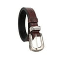 thumbnail image 2 of SWSMCLT Women's Faux Leather Belt Metal Renaissance Buckle Vintage D Ring Work Adjustable Belts Medieval Coffee Small-Large, 2 of 5