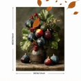 thumbnail image 3 of Rustic Fig Fruit Still Life Canvas Print, Dark Botanical Farmhouse Kitchen Dining Room Home Wall Decor Art, 3 of 8