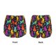 thumbnail image 3 of Balery Colorful Cats Pantalones cortos deportivos para mujer con forro y dos bolsillos, elásticos, para entrenamiento, gimnasio, yoga-Large, 3 of 7