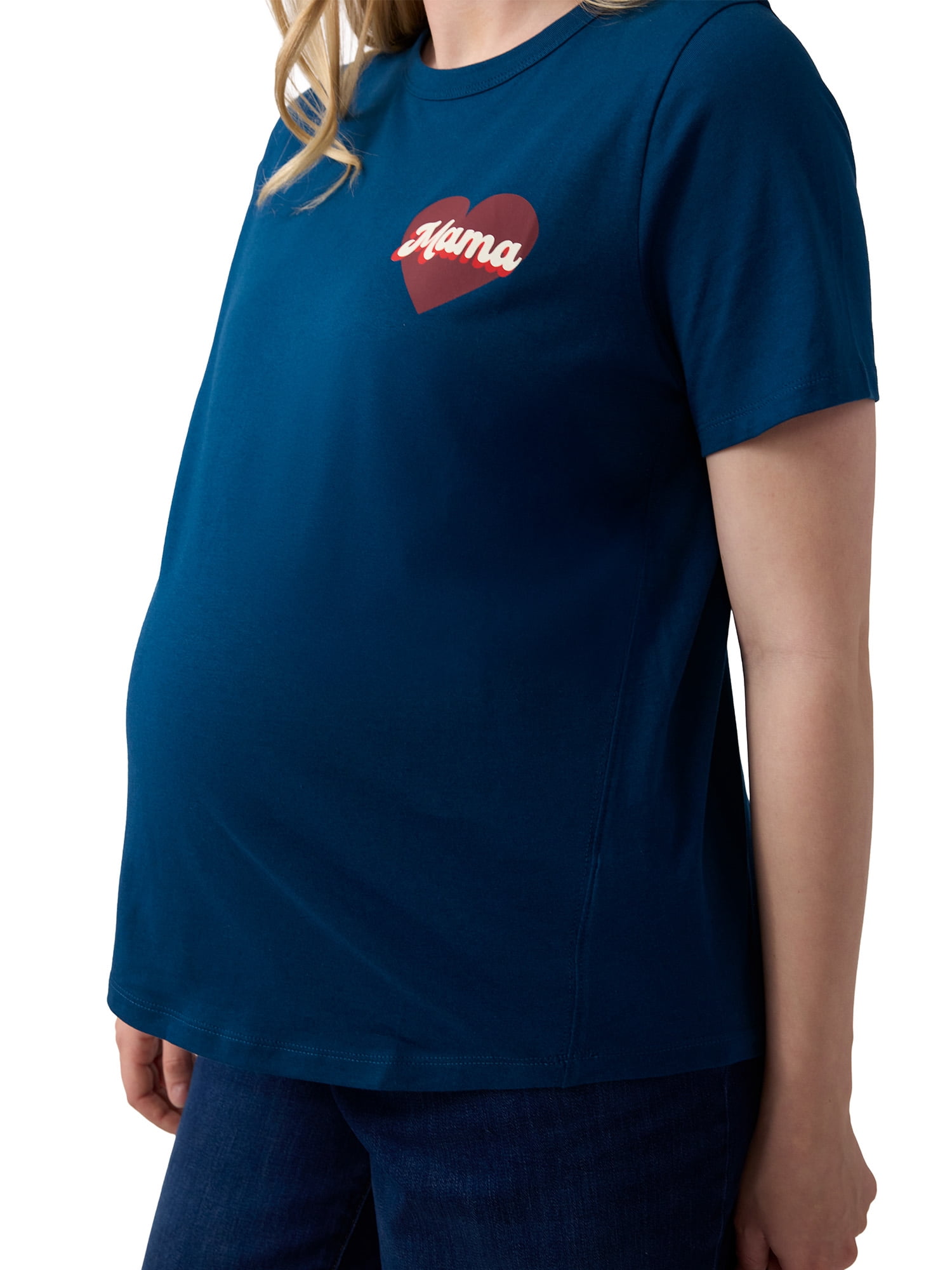 Ingrid & Isabel For Every Belly Women's Maternity Graphic Cotton T-Shirt, Sizes S-XXL