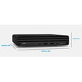 thumbnail image 6 of HP Pro Mini G9 Business Desktop Computer, 13th Gen Intel Core i5-1335U(Up to 4.6GHz), 8GB RAM, 256GB PCIe SSD, Wi-Fi 6, HDMI, Type-C, DP, Support 2-Monitor 4K, Wired KB and Mouse, Windows 11 Pro, 6 of 6