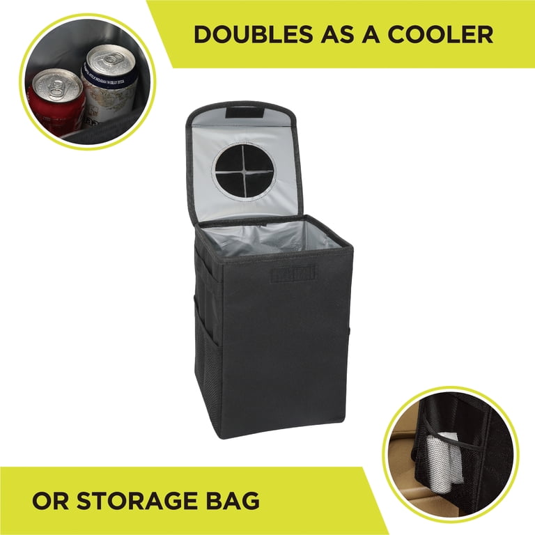 Leakproof Car Seat Back Trash Bin with Adjustable Strap photo 7