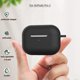 thumbnail image 3 of Funda de Silicona Anticaída para AirPods Pro 2, con Mosquetón, Cepillo y Bolígrafo Limpieza, Estuche Almacenamiento, Negro, 3 of 7