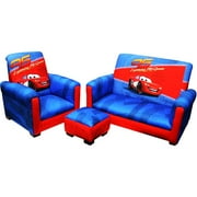 Disney - Cars Toddler Sofa, Chair and Ottoman Set, 95 Rookie of the Year