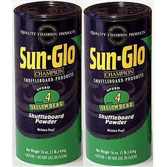 2 Cans of Sun-Glo #4 Speed Shuffleboard Powder Wax